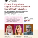 Postgraduate Opportunities in Childhood & Mental Health Education